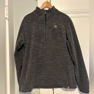 Men's Charcoal Quarter-Zip Pullover by The American Outdoorsman